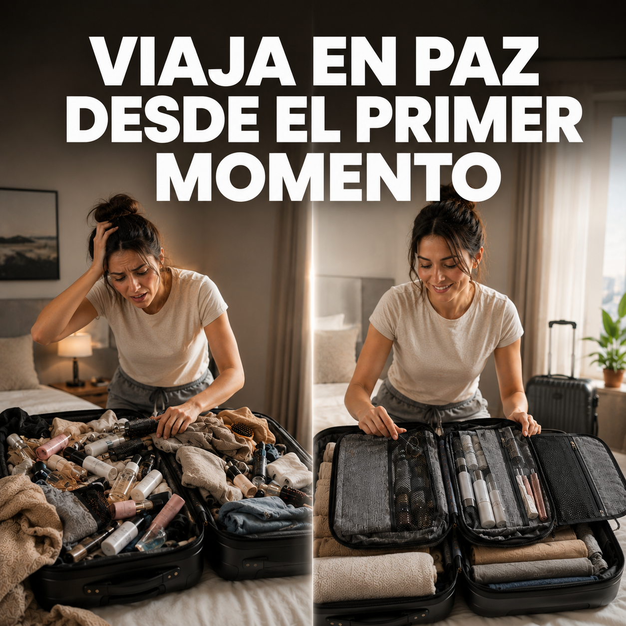 Estuche Organizador de Aseo Para Viaje
