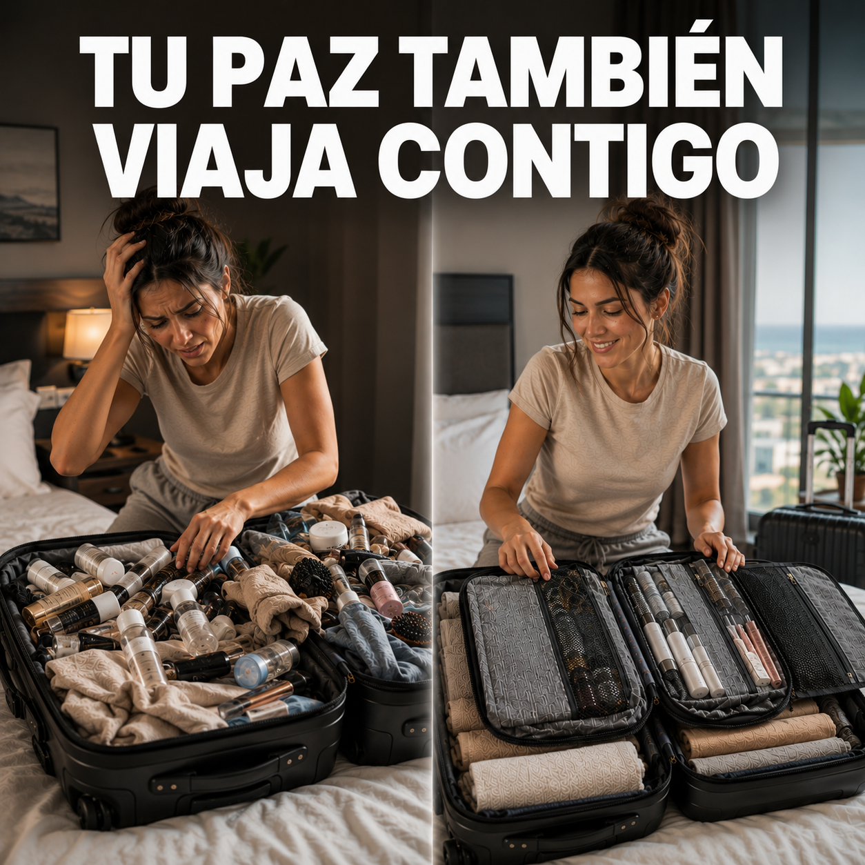 Estuche Organizador de Aseo Para Viaje