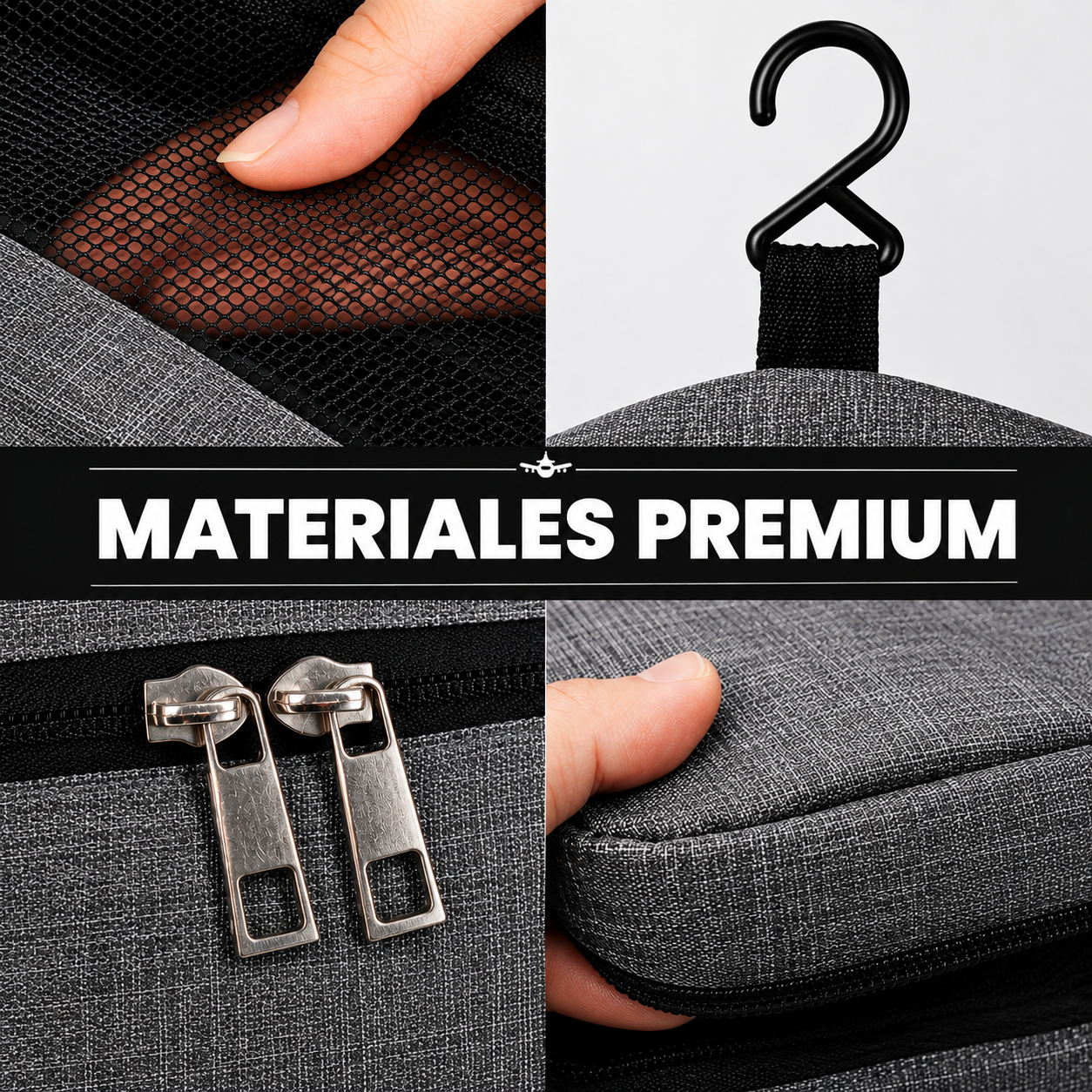 Estuche Organizador de Aseo Para Viaje